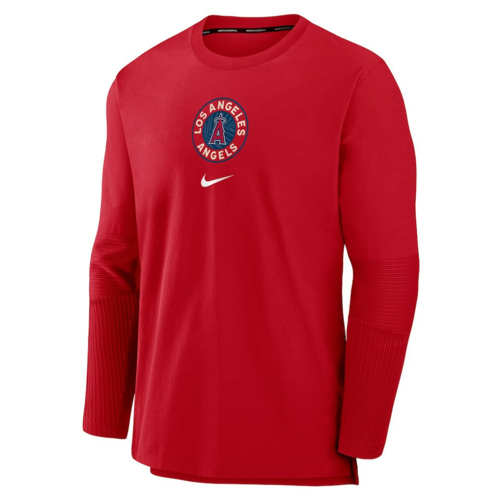Los Angeles Angels Authentic Collection Player Dri-FIT Lightweight Pullover Red | Nike