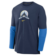 Minnesota Twins Authentic Collection Player Dri-FIT Lightweight Pullover Navy | Nike
