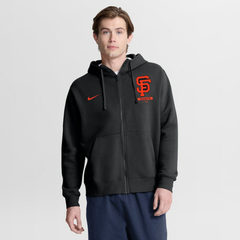 San Francisco Giants Primetime Lockup Full-Zip Hoodie Black | Nike