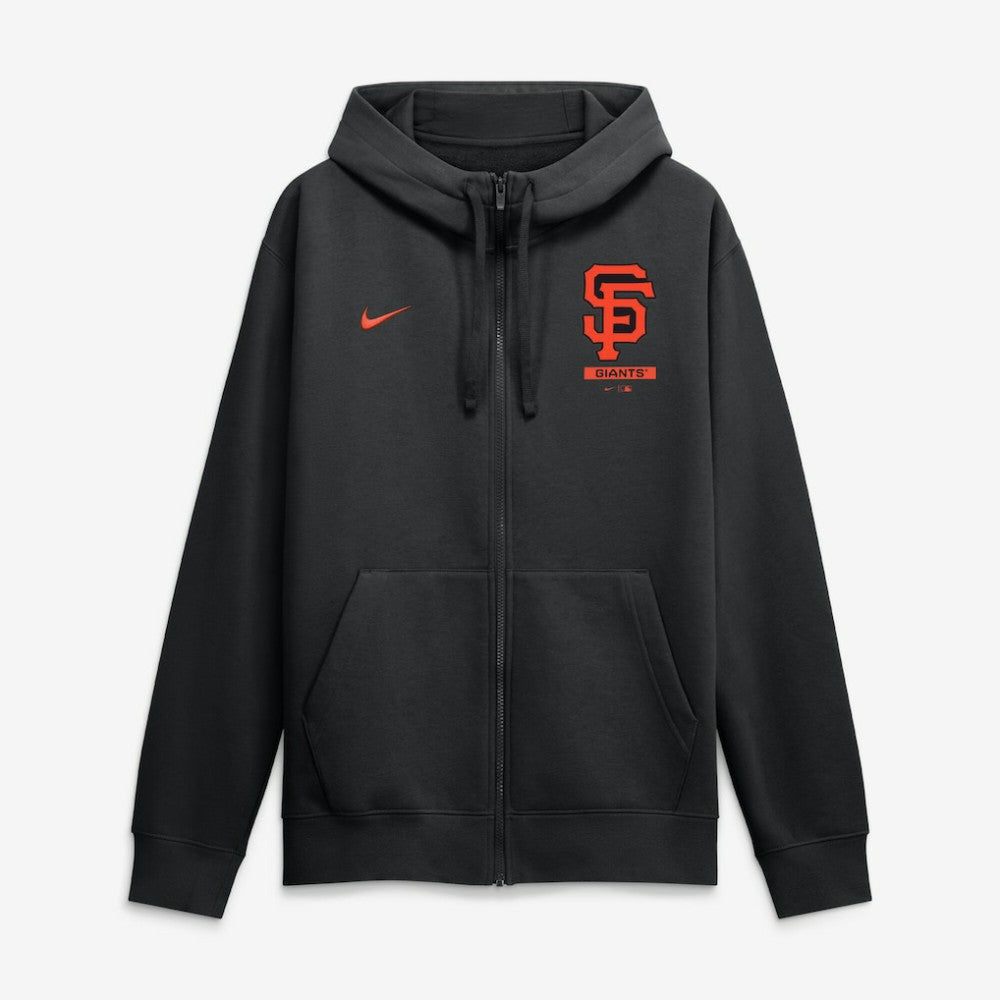 San Francisco Giants Primetime Lockup Full-Zip Hoodie Black | Nike
