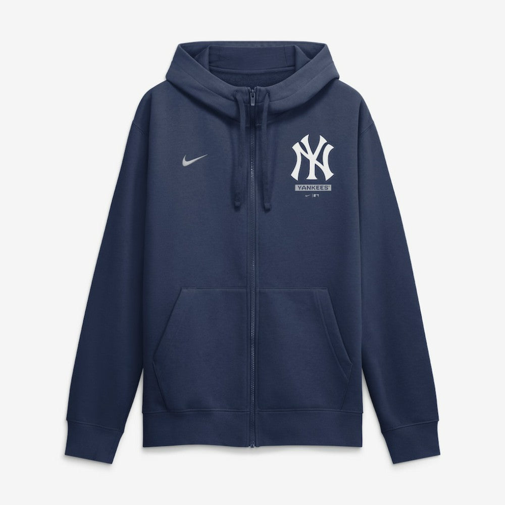 New York Yankees Primetime Lockup Full-Zip Hoodie Navy | Nike