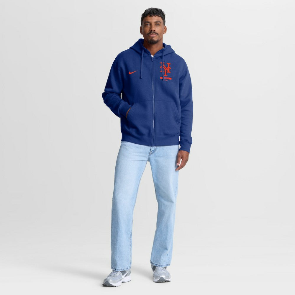 New York Mets Primetime Lockup Full-Zip Hoodie Royal | Nike