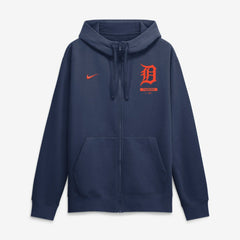 Detroit Tigers Primetime Lockup Full-Zip Hoodie Navy | Nike