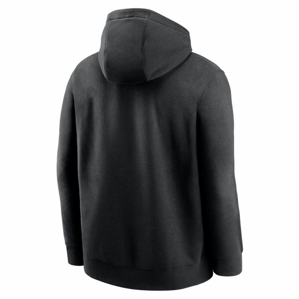 Los Angeles Dodgers Logo Club Fleece Hoodie Black | Nike