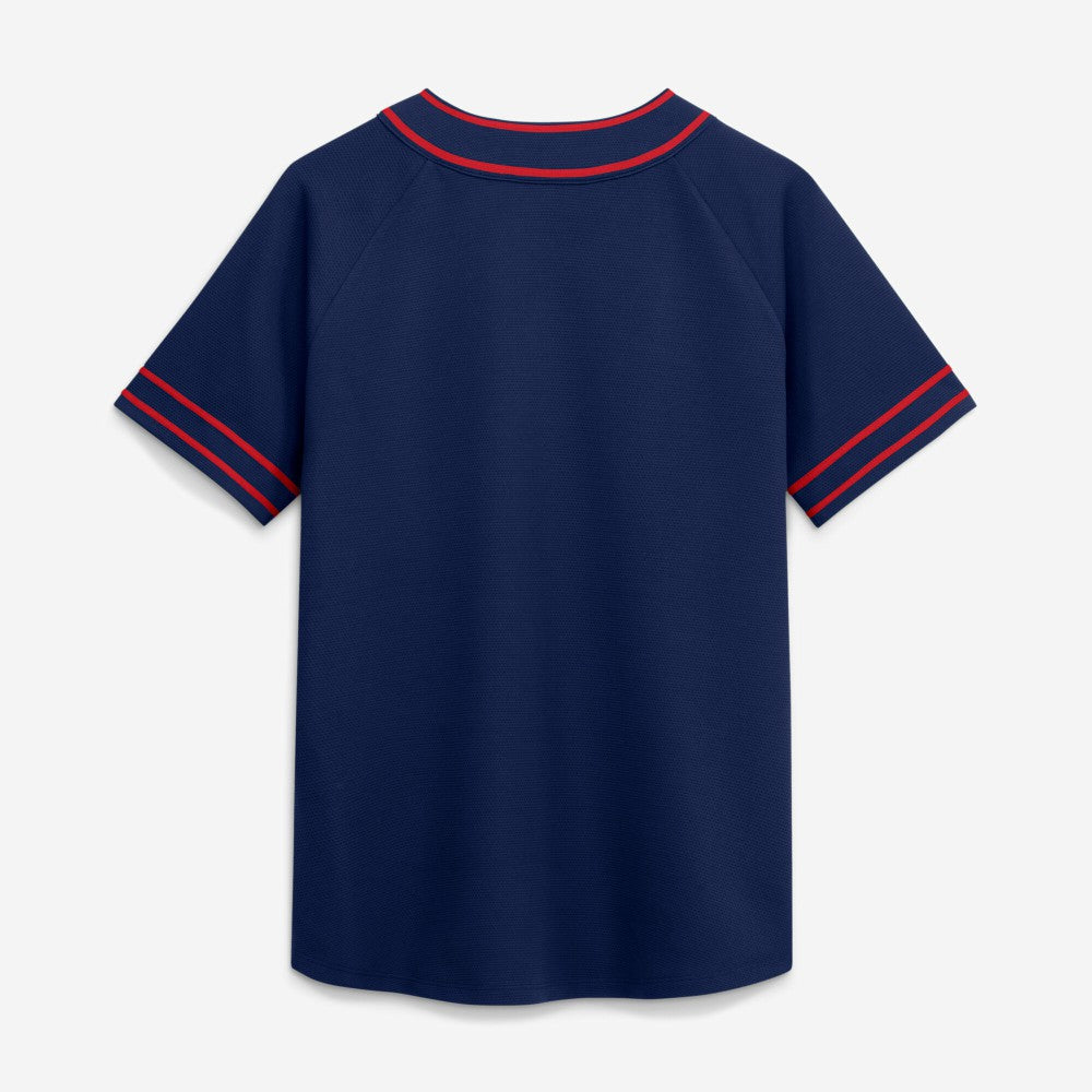 Minnesota Twins Women's Diva Race Ahead Raglan V-Neck T-Shirt Navy