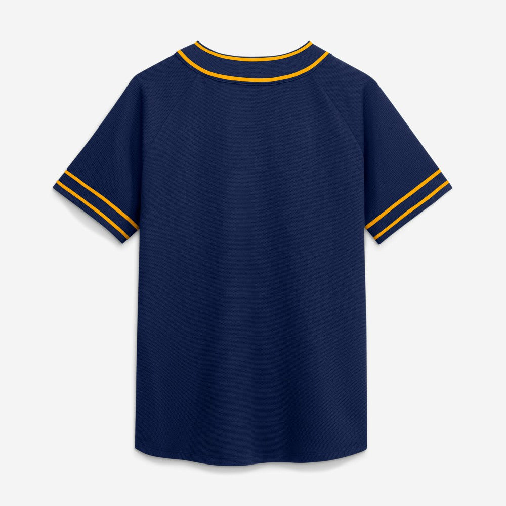 Milwaukee Brewers Women's Diva Race Ahead Raglan V-Neck T-Shirt Navy