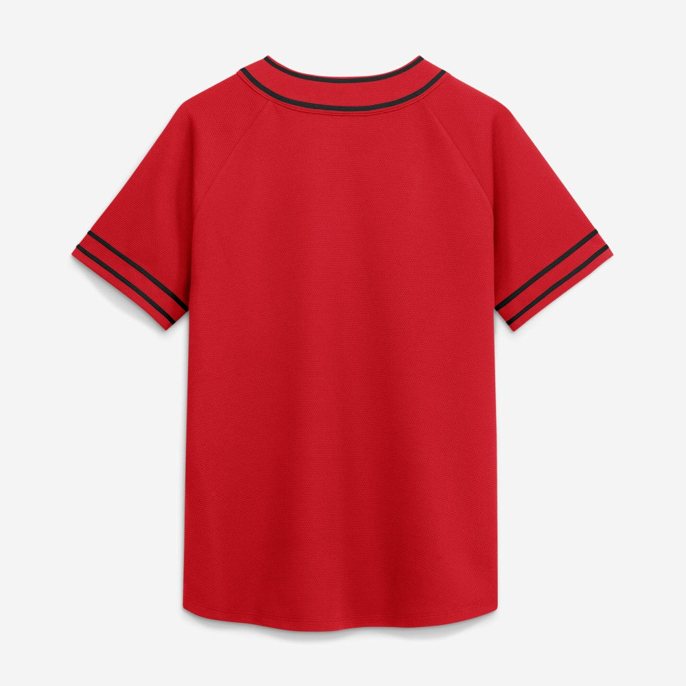 Cincinnati Reds Women's Diva Race Ahead Raglan V-Neck T-Shirt Red