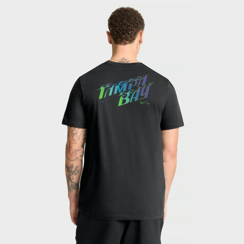 Tampa Bay Rays City Connect 2-Hit T-Shirt Black | Nike