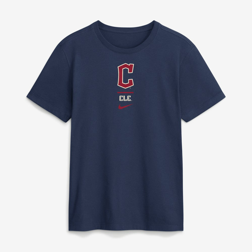 Cleveland Guardians City Connect 2-Hit T-Shirt Navy | Nike