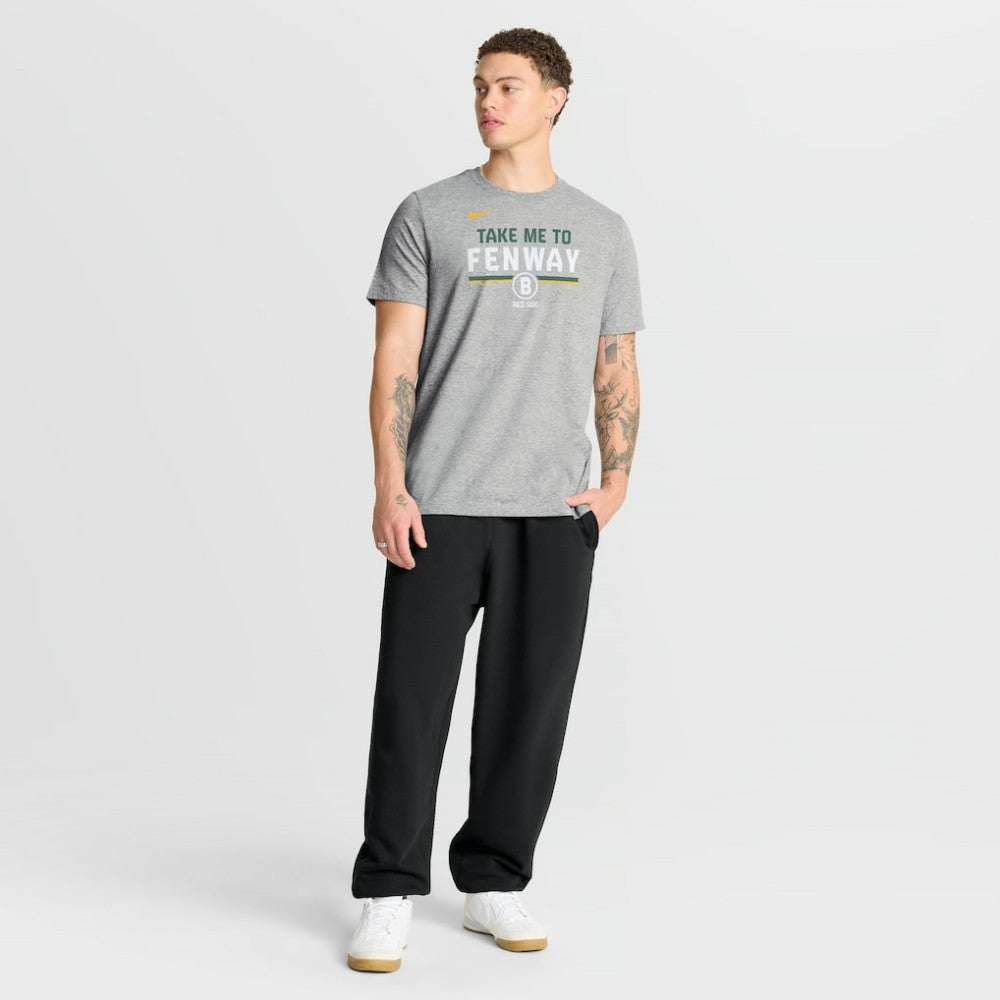Boston Red Sox City Connect Stacked T-Shirt Gray | Nike