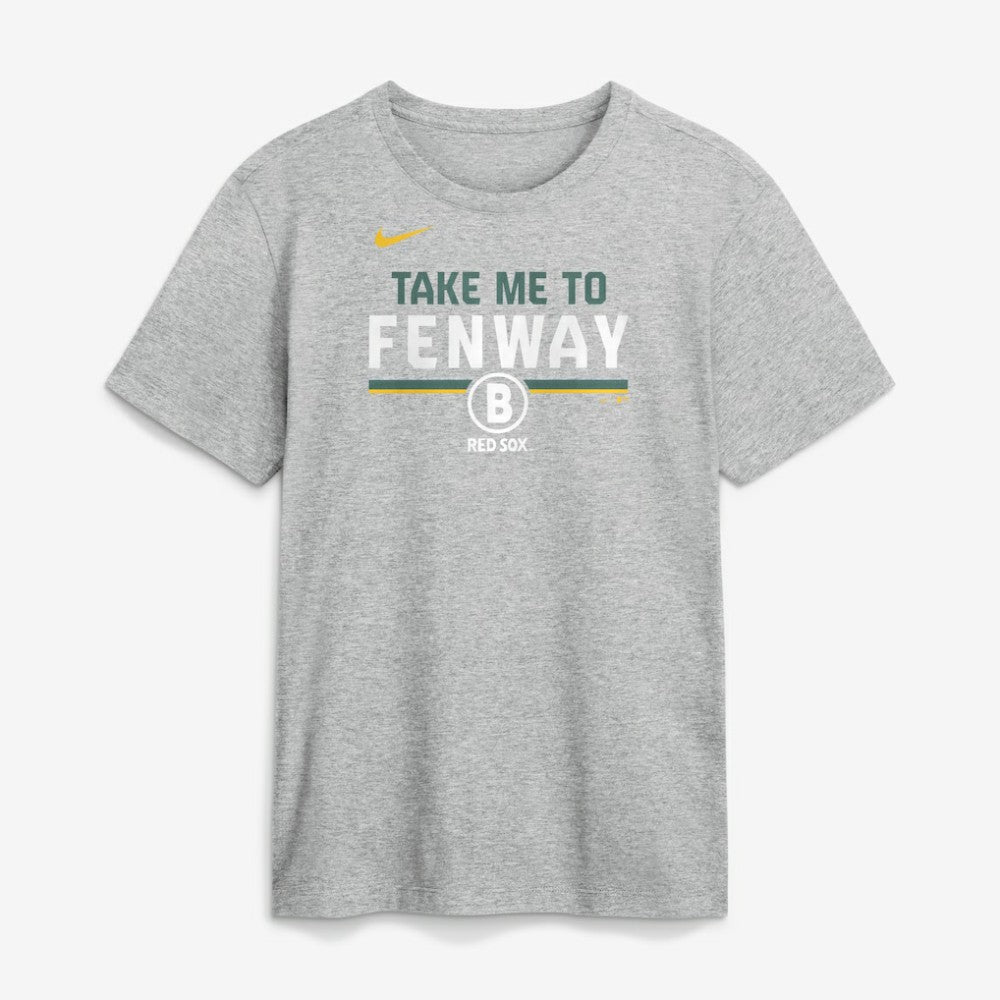 Boston Red Sox City Connect Stacked T-Shirt Gray | Nike