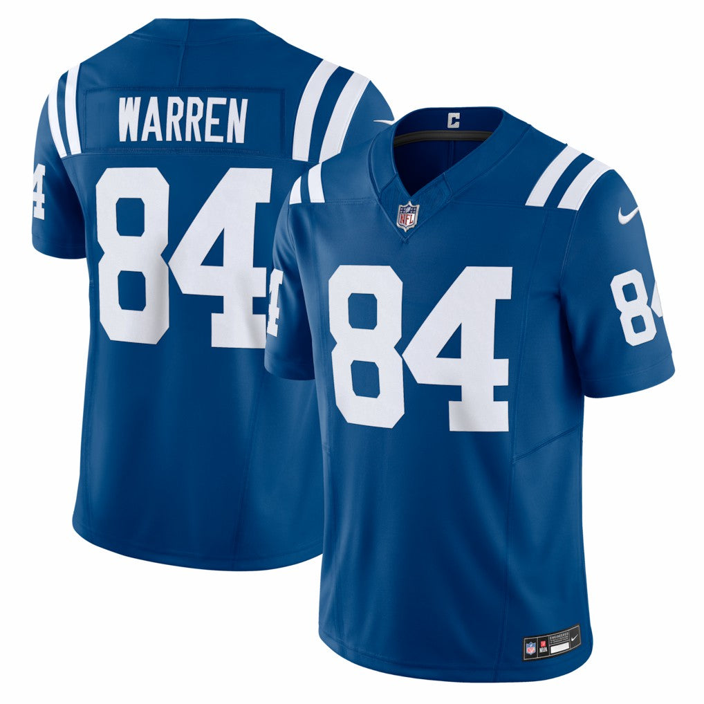 Tyler Warren Indianapolis Colts Team Vapor F.U.S.E. Limited Jersey - Royal
