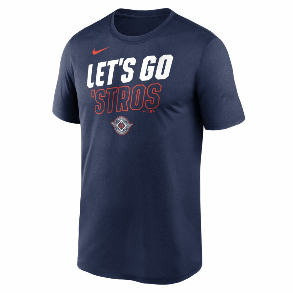 Houston Astros City Connect Team Phrase Script Dri-FIT T-Shirt Navy | Nike
