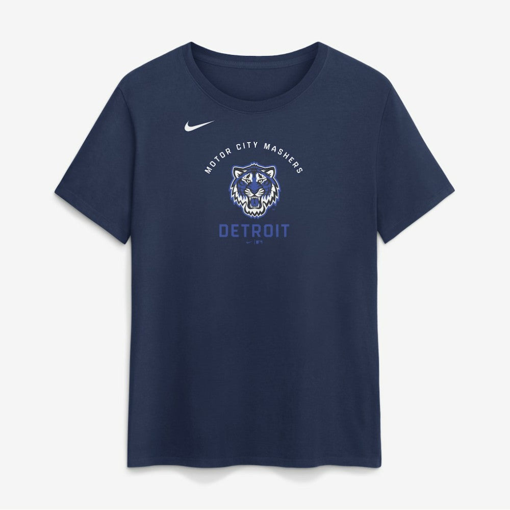 Detroit Tigers Women's City Connect Arch T-Shirt Navy | Nike