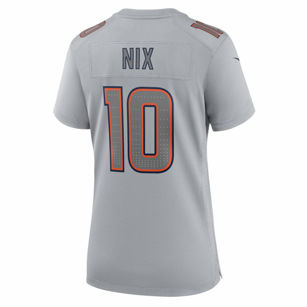 Bo Nix Denver Broncos Women's Fashion Atmosphere Fashion Game Jersey - Gray