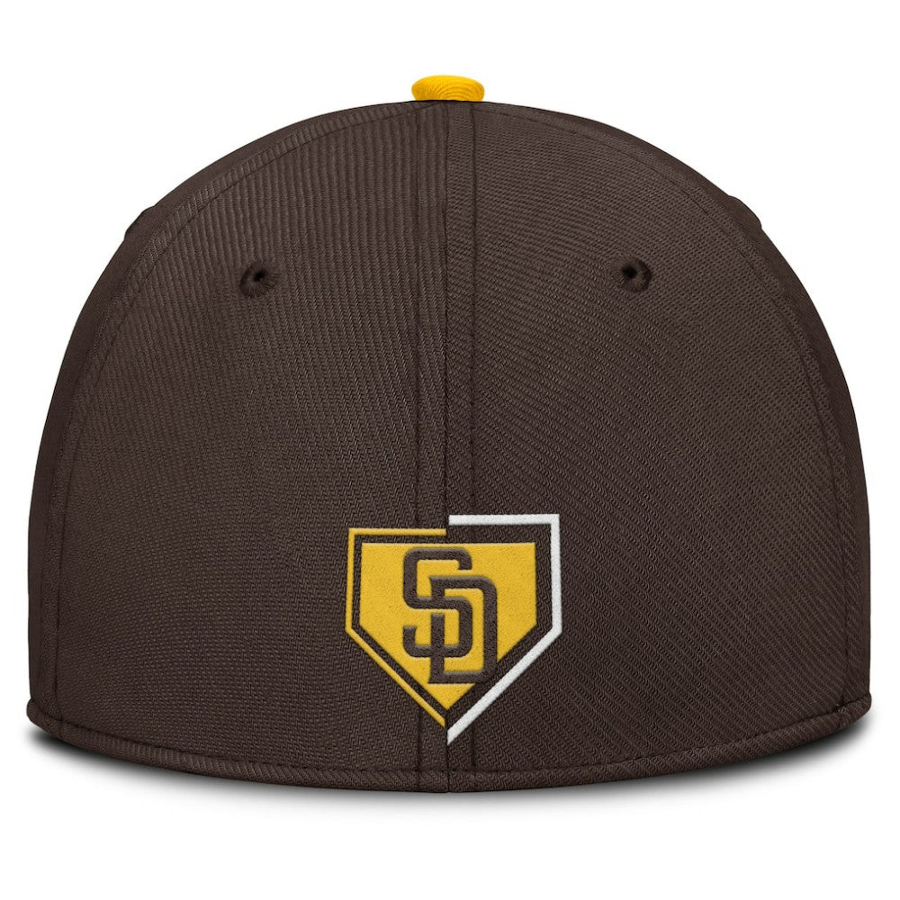 San Diego Padres Primetime Rise Dri-FIT Flex Hat Brown | Nike