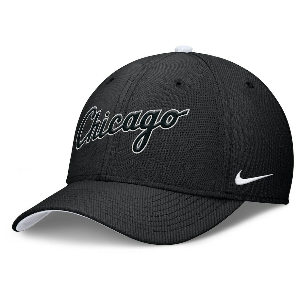 Chicago White Sox Primetime Rise Dri-FIT Flex Hat Black | Nike