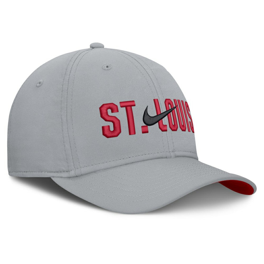 St. Louis Cardinals Primetime Rise Dri-FIT Flex Hat Gray | Nike
