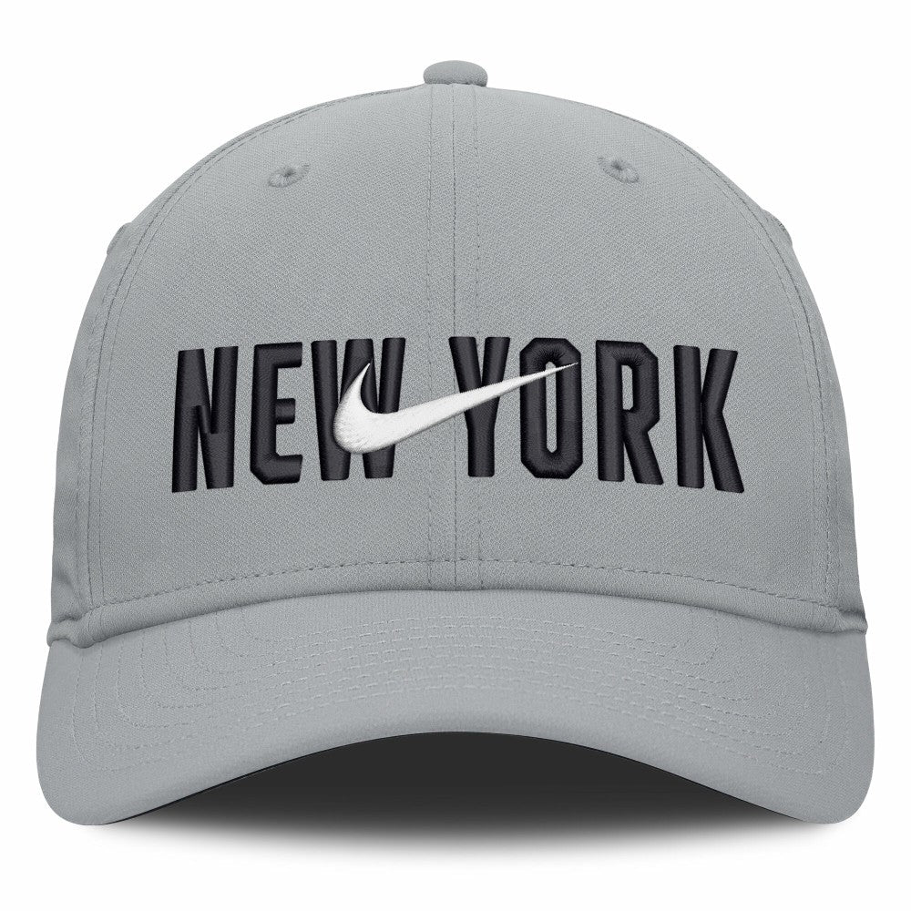 New York Yankees Primetime Rise Dri-FIT Flex Hat Gray | Nike