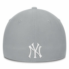 New York Yankees Primetime Rise Dri-FIT Flex Hat Gray | Nike