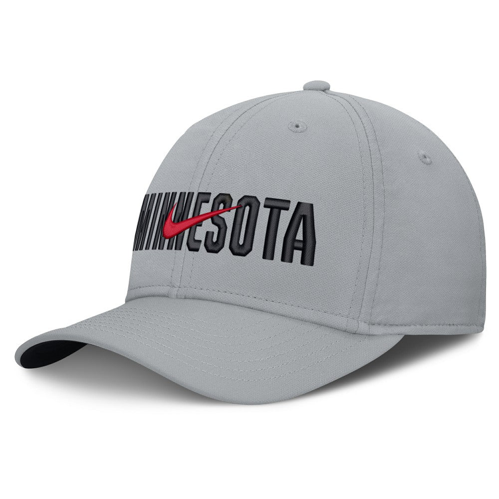 Minnesota Twins Primetime Rise Dri-FIT Flex Hat Gray | Nike