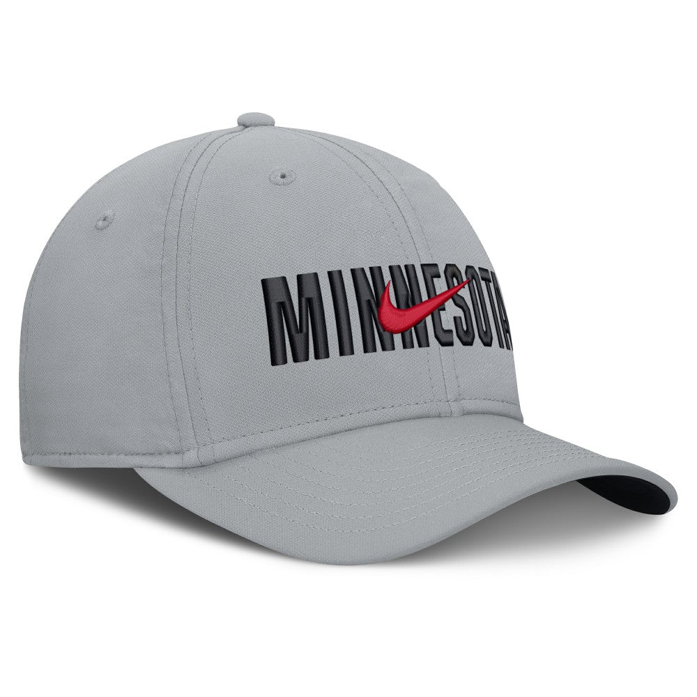 Minnesota Twins Primetime Rise Dri-FIT Flex Hat Gray | Nike