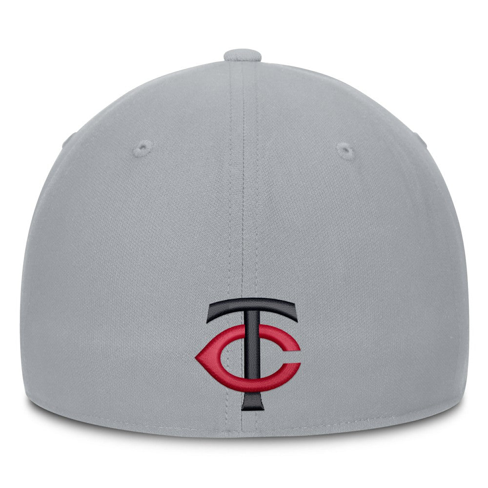 Minnesota Twins Primetime Rise Dri-FIT Flex Hat Gray | Nike