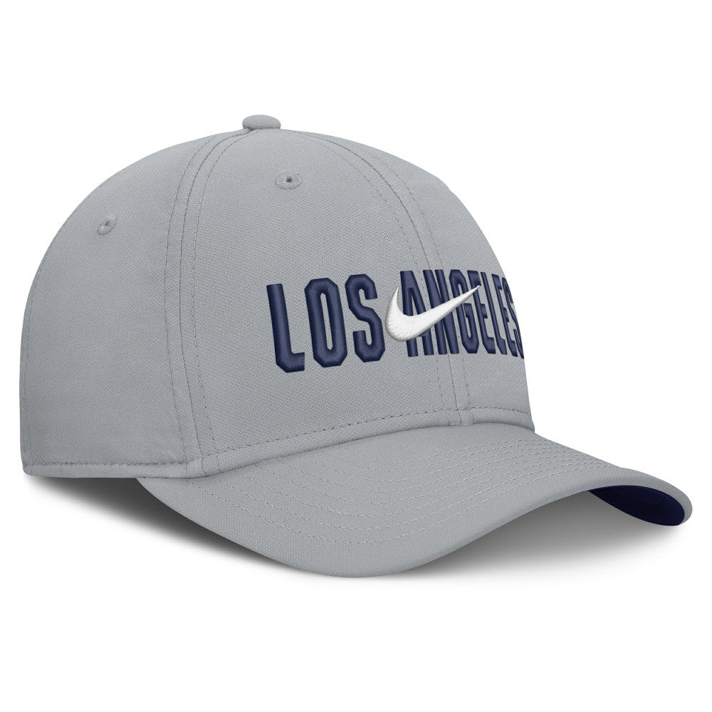 Los Angeles Dodgers Primetime Rise Dri-FIT Flex Hat Gray | Nike