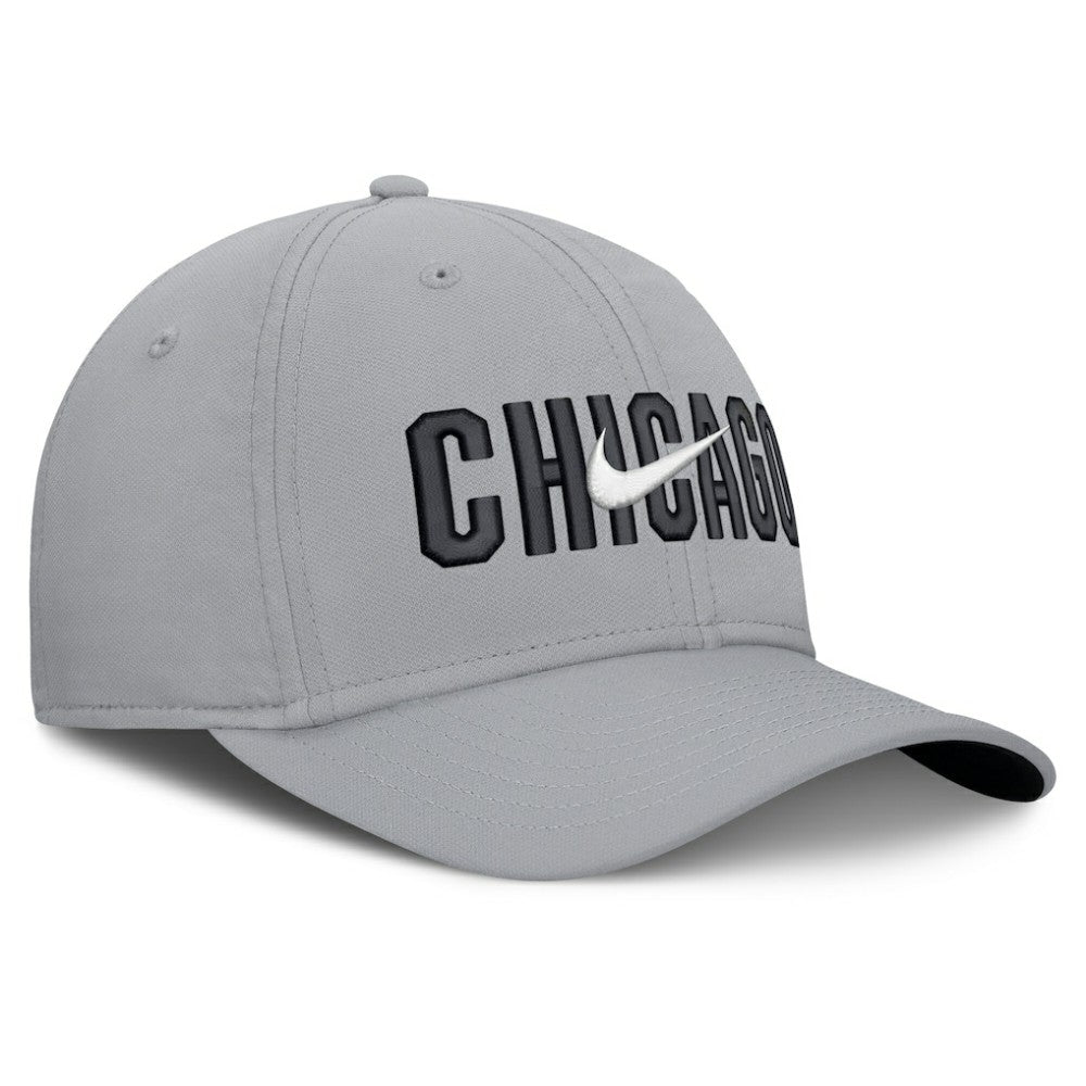 Chicago White Sox Primetime Rise Dri-FIT Flex Hat Gray | Nike