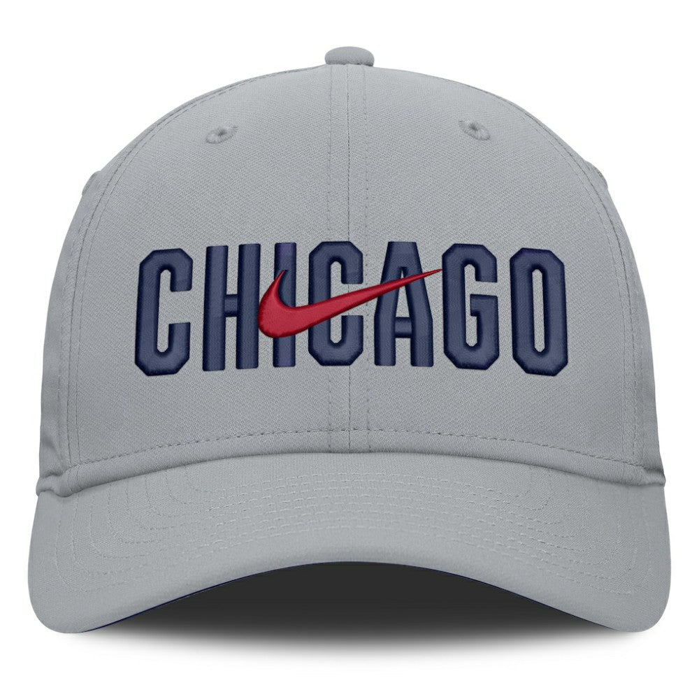 Chicago Cubs Primetime Rise Dri-FIT Flex Hat Gray | Nike