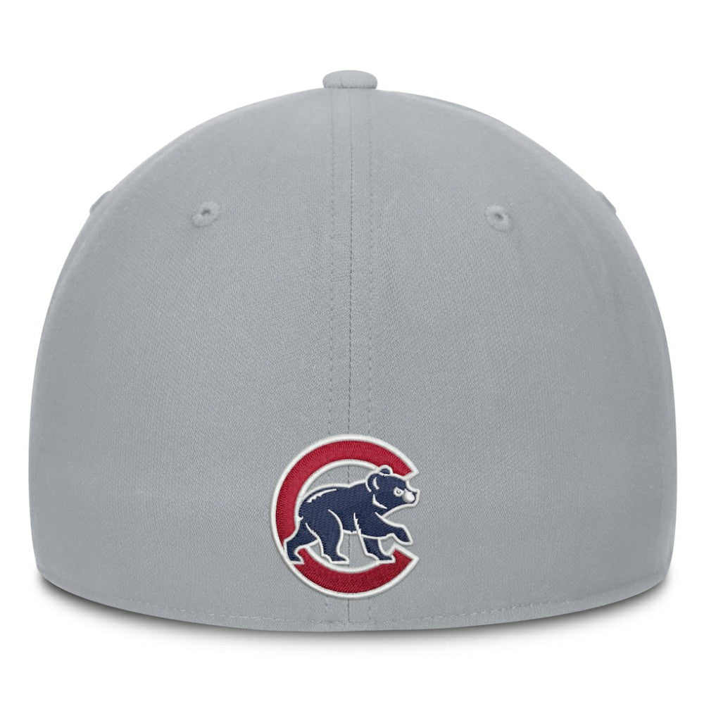 Chicago Cubs Primetime Rise Dri-FIT Flex Hat Gray | Nike
