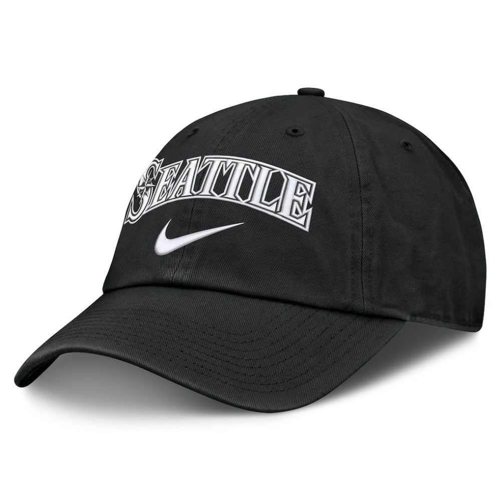 Seattle Mariners Primetime Club Adjustable Hat Black | Nike