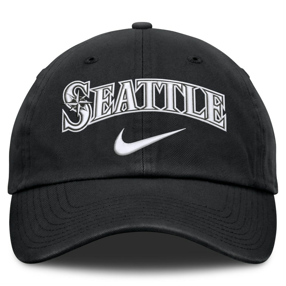 Seattle Mariners Primetime Club Adjustable Hat Black | Nike