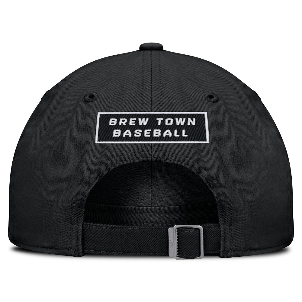 Milwaukee Brewers Primetime Club Adjustable Hat Black | Nike
