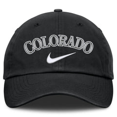 Colorado Rockies Primetime Club Adjustable Hat Black | Nike