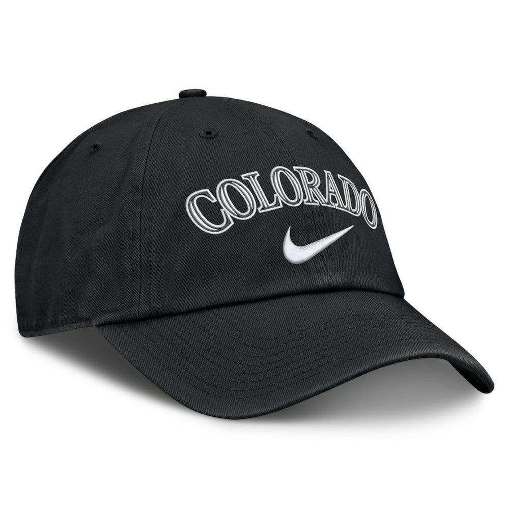 Colorado Rockies Primetime Club Adjustable Hat Black | Nike