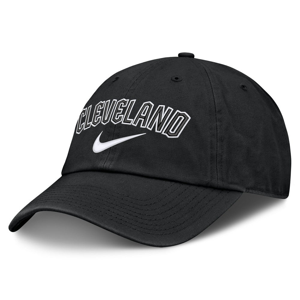Cleveland Guardians Primetime Club Adjustable Hat Black | Nike