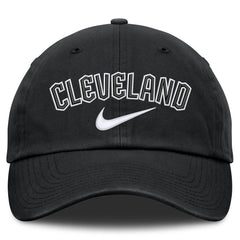 Cleveland Guardians Primetime Club Adjustable Hat Black | Nike