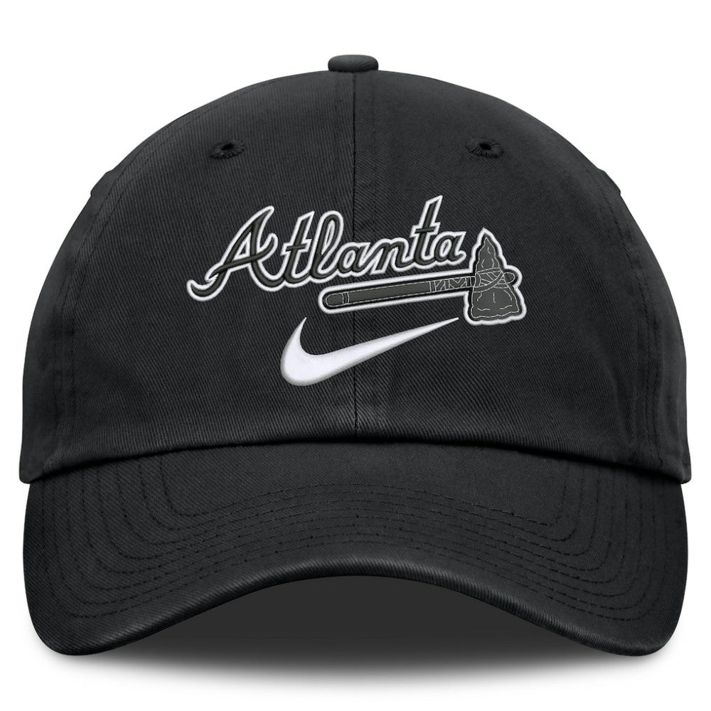 Atlanta Braves Primetime Club Adjustable Hat Black | Nike