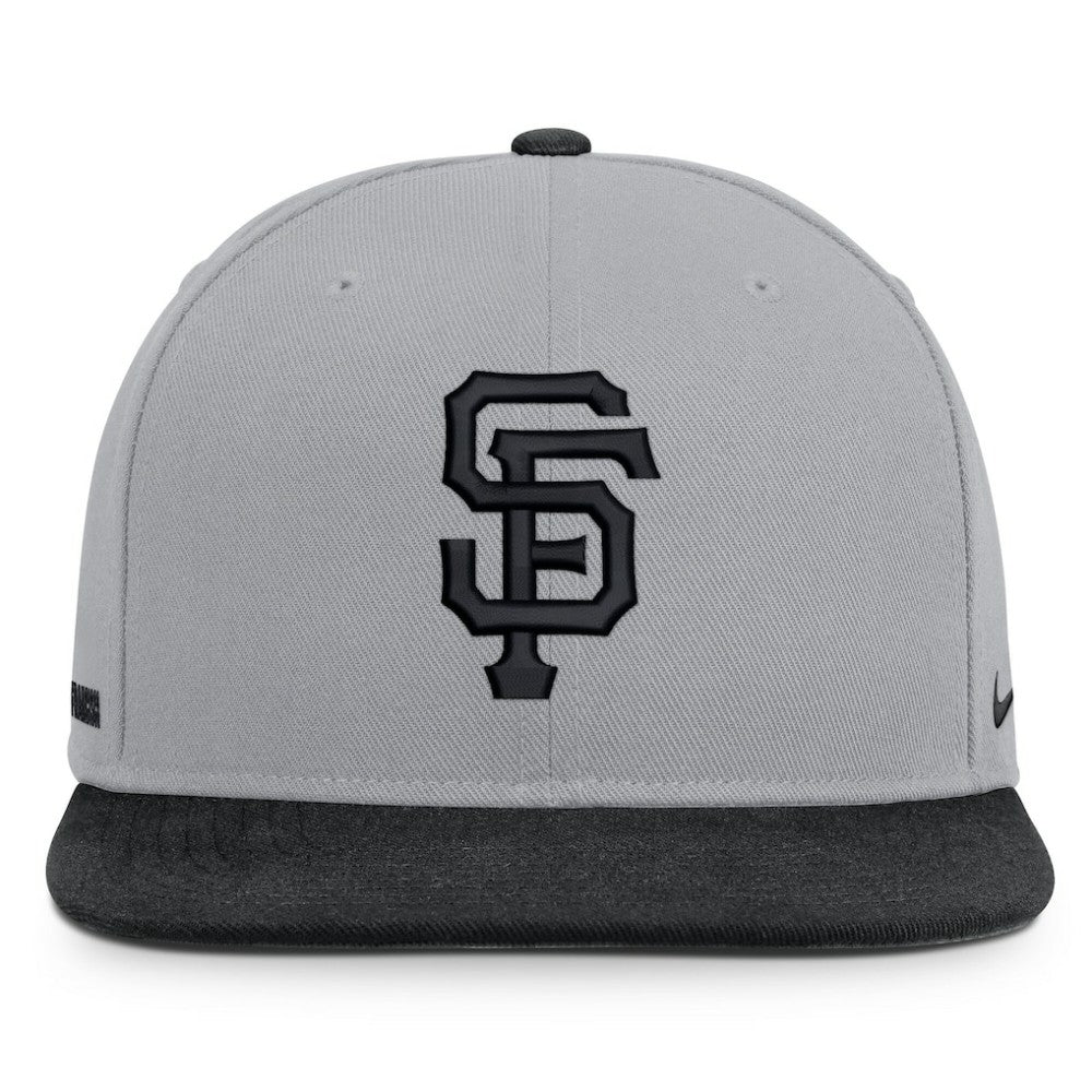 San Francisco Giants Primetime Pro Dri-FIT Snapback Hat Gray/Black | Nike