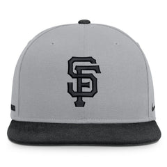 San Francisco Giants Primetime Pro Dri-FIT Snapback Hat Gray/Black | Nike