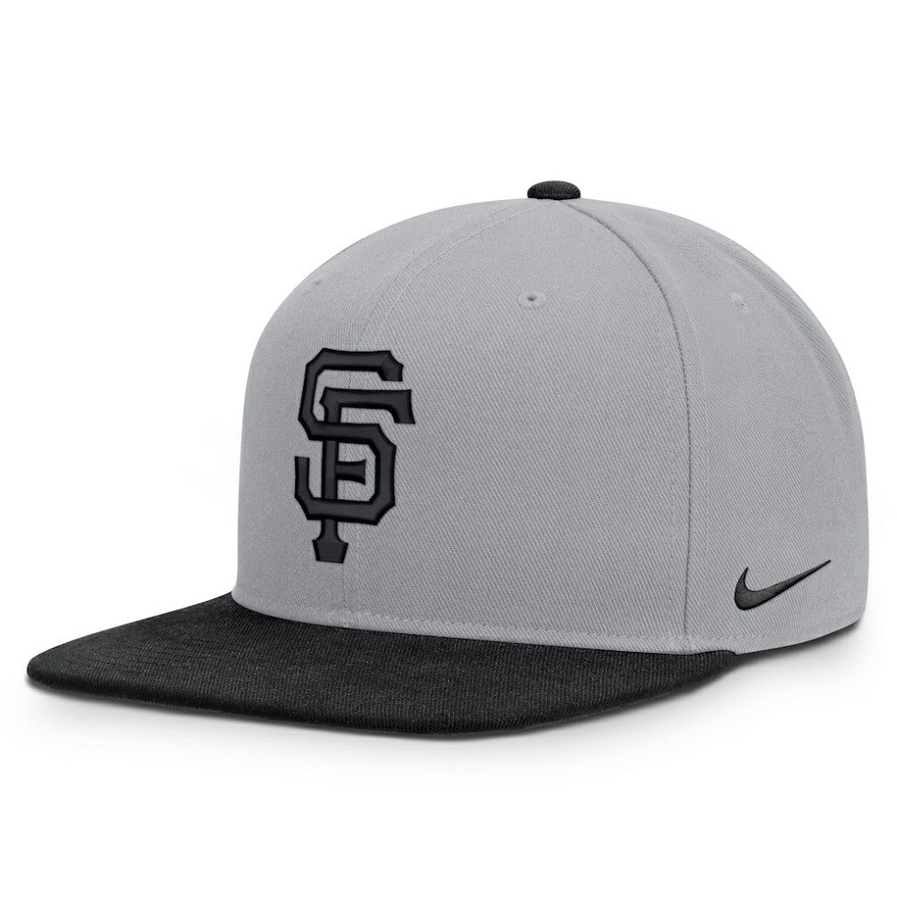 San Francisco Giants Primetime Pro Dri-FIT Snapback Hat Gray/Black | Nike