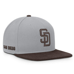 San Diego Padres Primetime Pro Dri-FIT Snapback Hat Gray/Brown | Nike