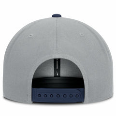 Milwaukee Brewers Primetime Pro Dri-FIT Snapback Hat Gray/Navy | Nike