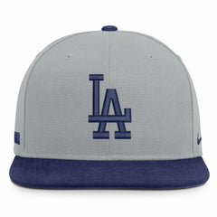 Los Angeles Dodgers Primetime Pro Dri-FIT Snapback Hat Gray/Royal | Nike