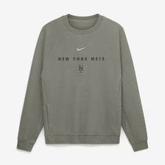 New York Mets Statement Primary Raglan Dri-FIT Sweatshirt Olive | Nike