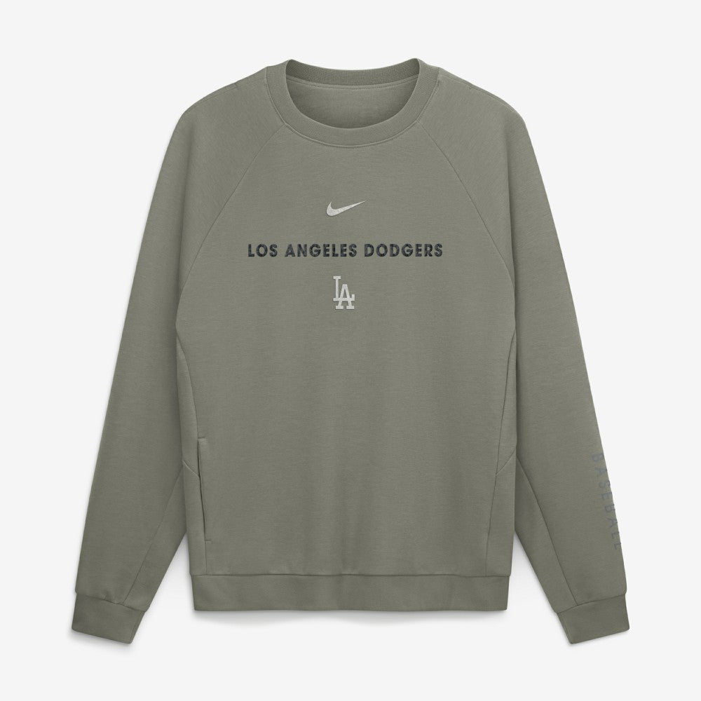 Los Angeles Dodgers Statement Primary Raglan Dri-FIT Sweatshirt Olive | Nike