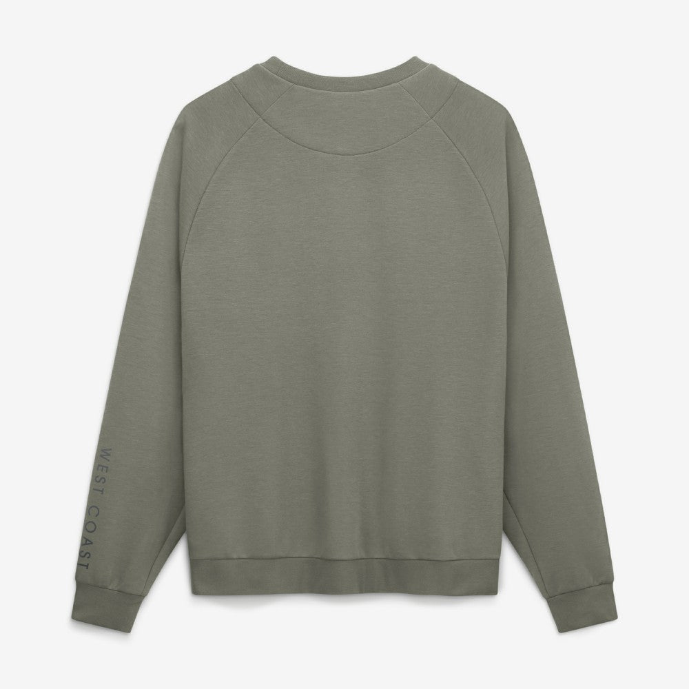 Los Angeles Dodgers Statement Primary Raglan Dri-FIT Sweatshirt Olive | Nike