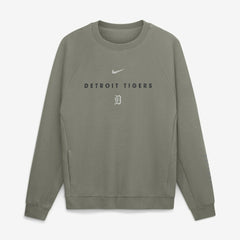 Detroit Tigers Statement Primary Raglan Dri-FIT Sweatshirt Olive | Nike