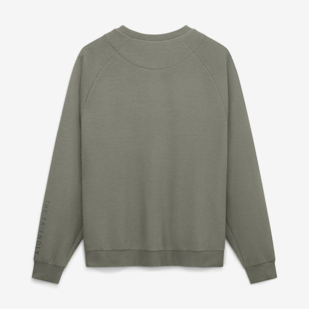 Chicago Cubs Statement Primary Raglan Dri-FIT Sweatshirt Olive | Nike
